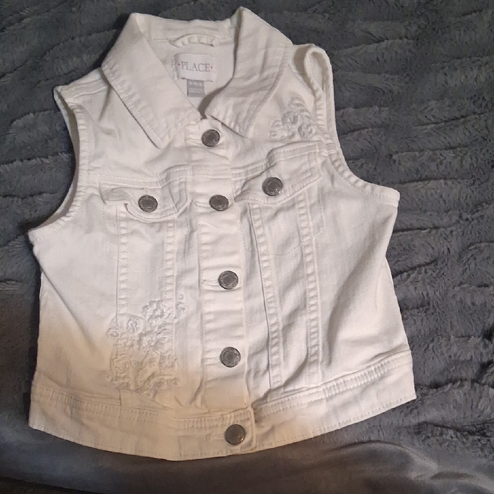 Place White Jean Jacket for Kids